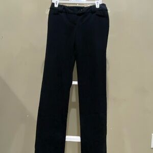 Rafaella Black Straight Leg Dress Pants Women’s Size 6 Work Slacks Tote 0222
